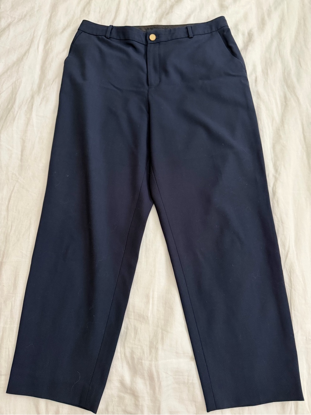 Club Monaco Dark Navy Straight Leg Dress Pants